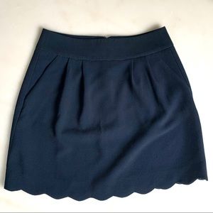 Loft | Pocket Scalloped Skirt